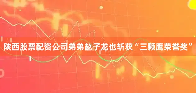 陕西股票配资公司弟弟赵子龙也斩获“三颗鹰荣誉奖”