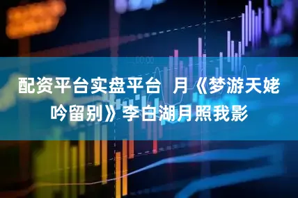 配资平台实盘平台  月《梦游天姥吟留别》李白湖月照我影